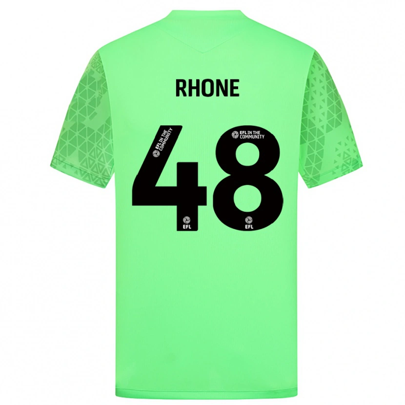 Danxen Criança Matthew Rowley #48 Verde Claro Camisola Guarda-Redes 2025/26 Camisa Brasil