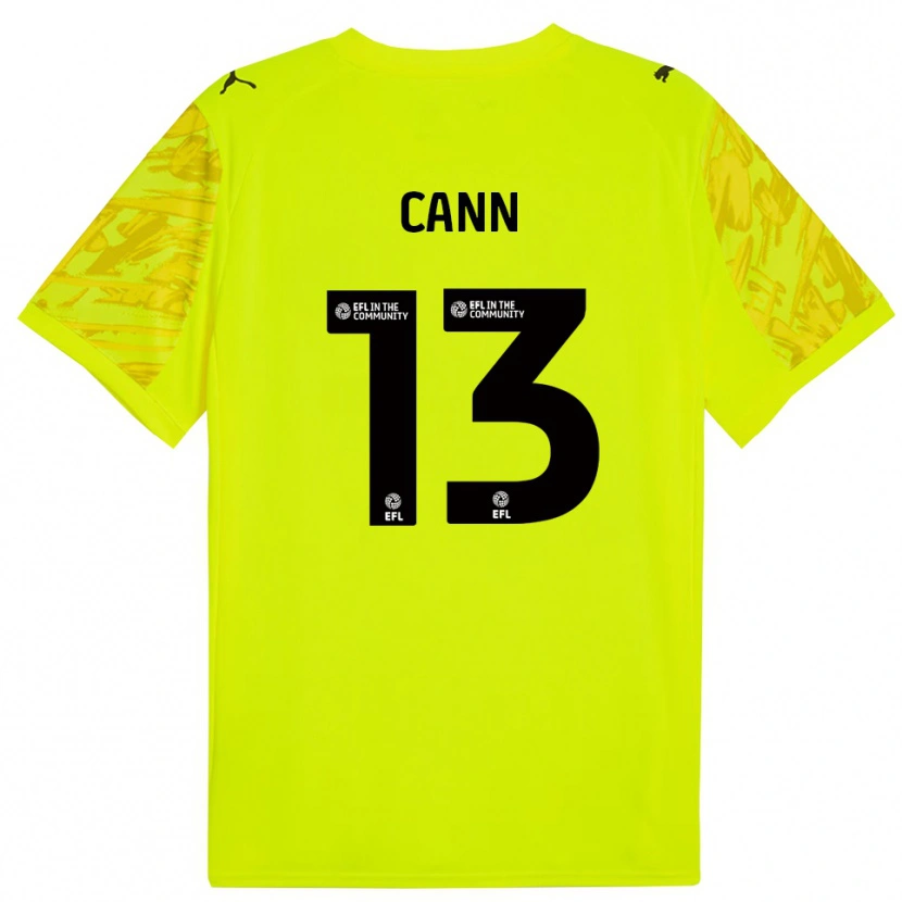 Danxen Criança Ted Cann #13 Verde Fluorescente Preto Camisola Guarda-Redes 2025/26 Camisa Brasil