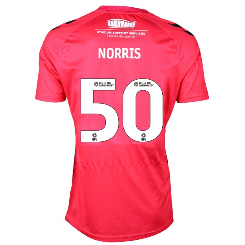 Danxen Criança Will Norris #50 Branco Vermelho Camisola Guarda-Redes 2025/26 Camisa Brasil