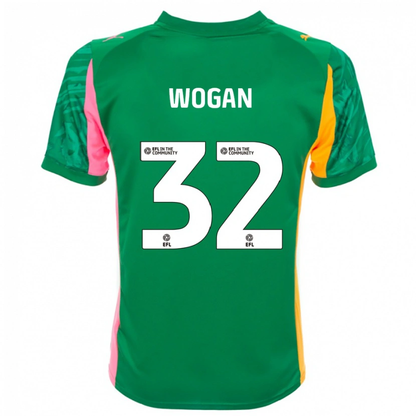 Danxen Criança Andrew Wogan #32 Branco Verde Rosa Camisola Guarda-Redes 2025/26 Camisa Brasil