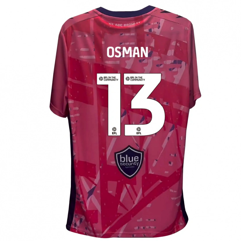 Danxen Criança Cemal Osman #13 Branco Rosa Camisola Guarda-Redes 2025/26 Camisa Brasil