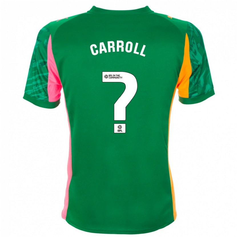 Danxen Criança Rhianne Carroll #0 Laranja Verde Rosa Camisola Guarda-Redes 2025/26 Camisa Brasil
