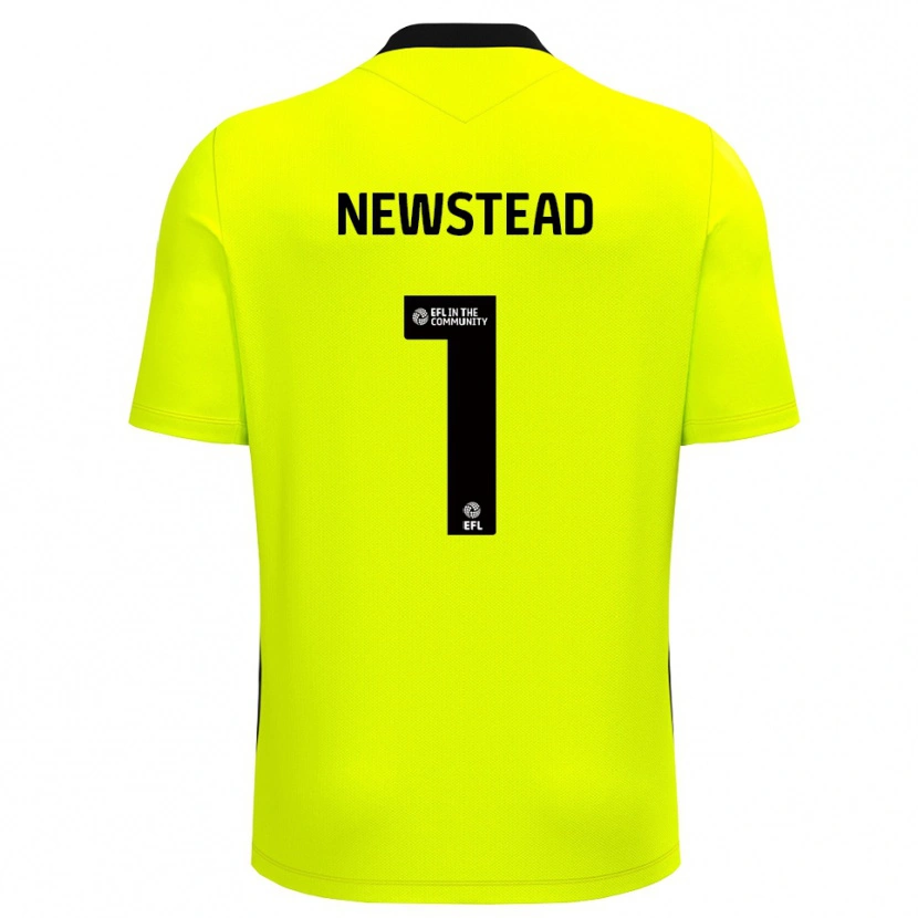 Danxen Criança Jamie-Louise Newstead #1 Preto Amarelo Camisola Guarda-Redes 2025/26 Camisa Brasil
