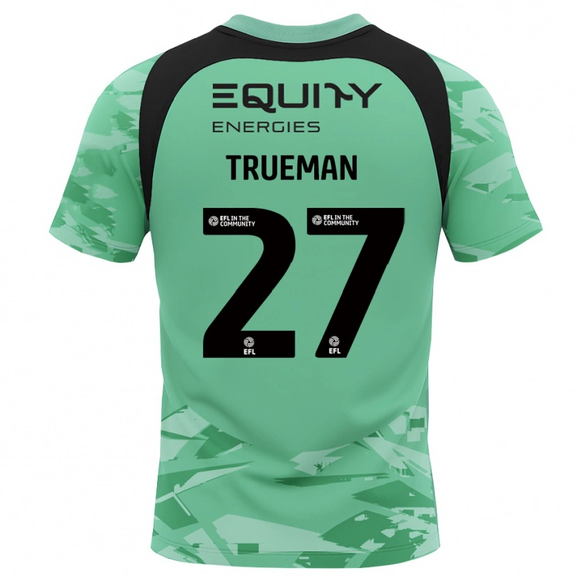 Danxen Criança Connal Trueman #27 Preto Verde Claro Camisola Guarda-Redes 2025/26 Camisa Brasil