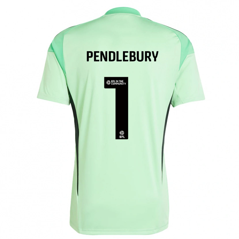 Danxen Criança Izzy Pendlebury #1 Preto Verde Claro Camisola Guarda-Redes 2025/26 Camisa Brasil