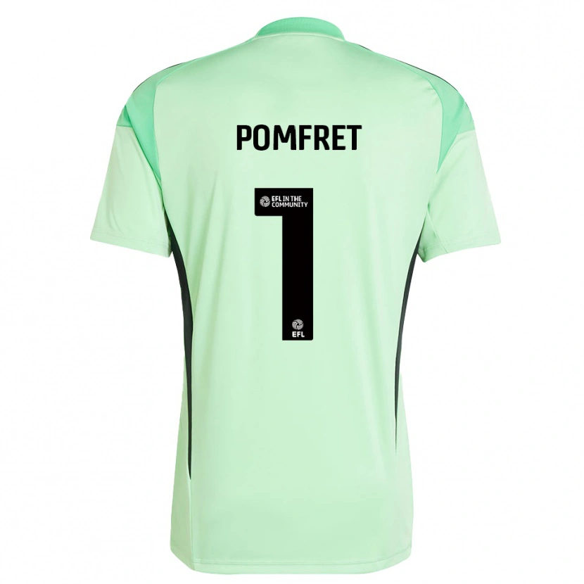 Danxen Criança Grace Pomfret #1 Preto Verde Claro Camisola Guarda-Redes 2025/26 Camisa Brasil