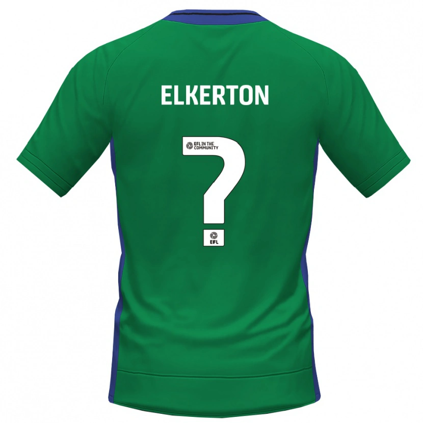 Danxen Criança Ava Elkerton #0 Azul Verde Camisola Guarda-Redes 2025/26 Camisa Brasil