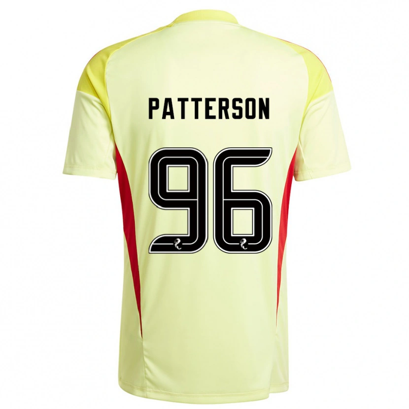 Danxen Criança Cameron Patterson #96 Vermelho Amarelo Camisola Guarda-Redes 2025/26 Camisa Brasil