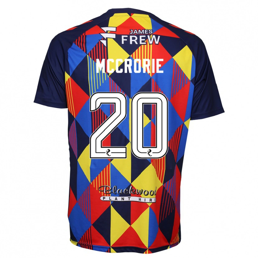 Danxen Criança Robby McCrorie #20 Vermelho Azul Royal Camisola Guarda-Redes 2025/26 Camisa Brasil