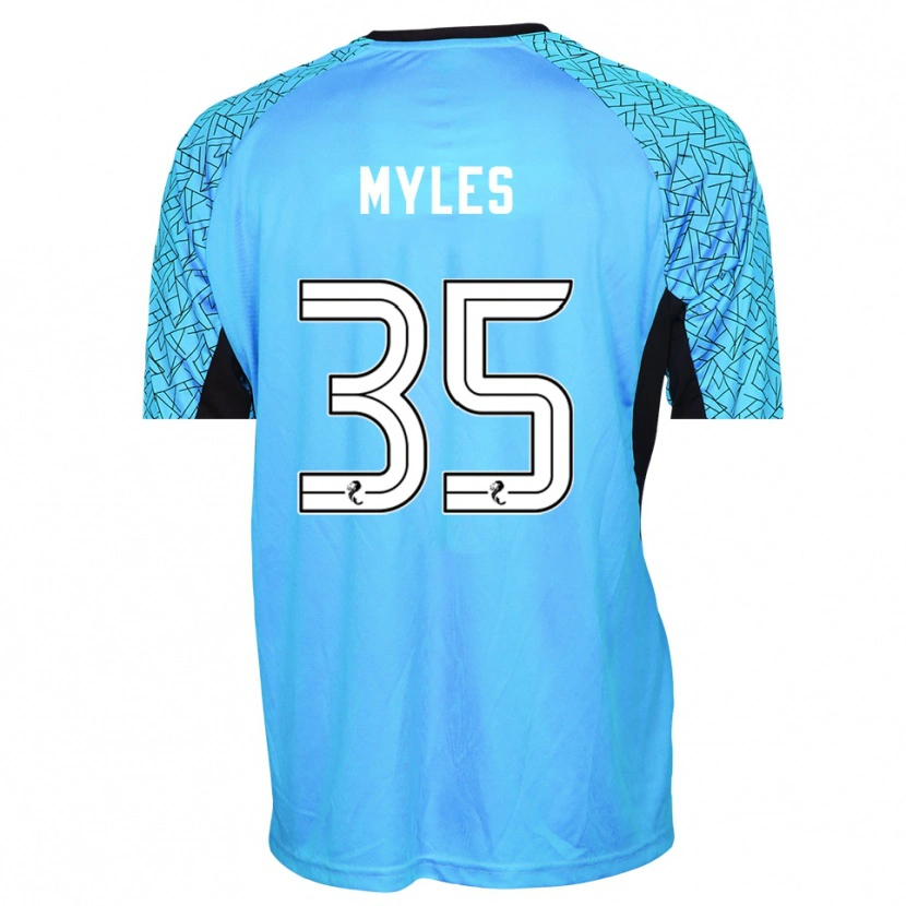 Danxen Criança Evan Myles #35 Preto Azul Camisola Guarda-Redes 2025/26 Camisa Brasil