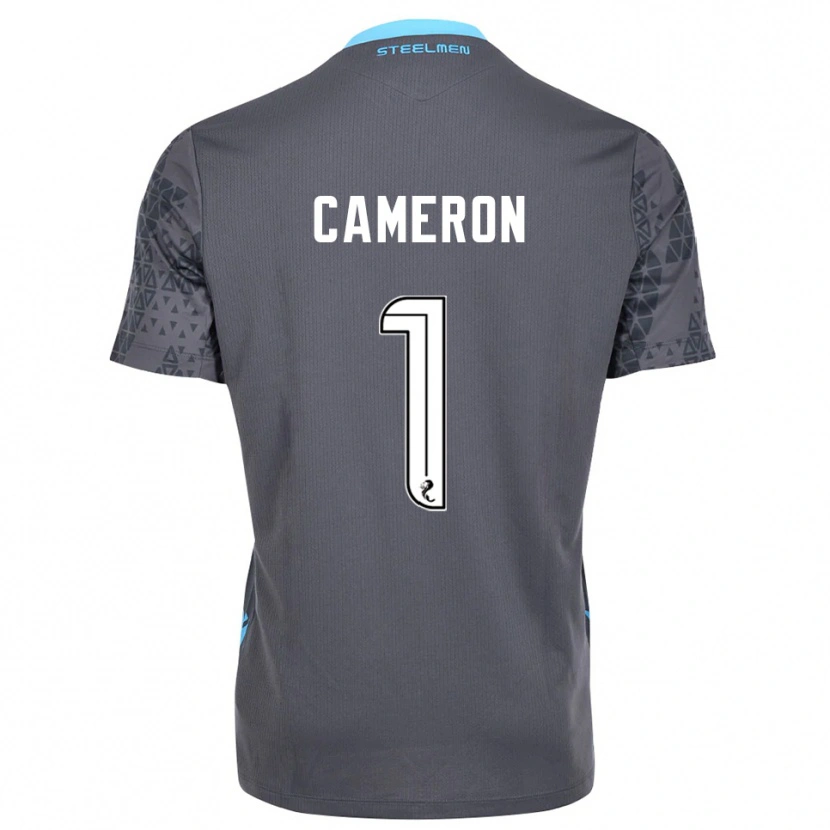 Danxen Criança Rebecca Cameron #1 Branco Cinza Camisola Guarda-Redes 2025/26 Camisa Brasil