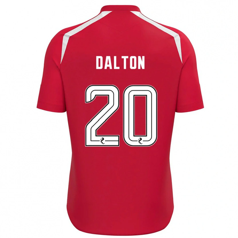 Danxen Criança Sean Dalton #20 Branco Vermelho Camisola Guarda-Redes 2025/26 Camisa Brasil