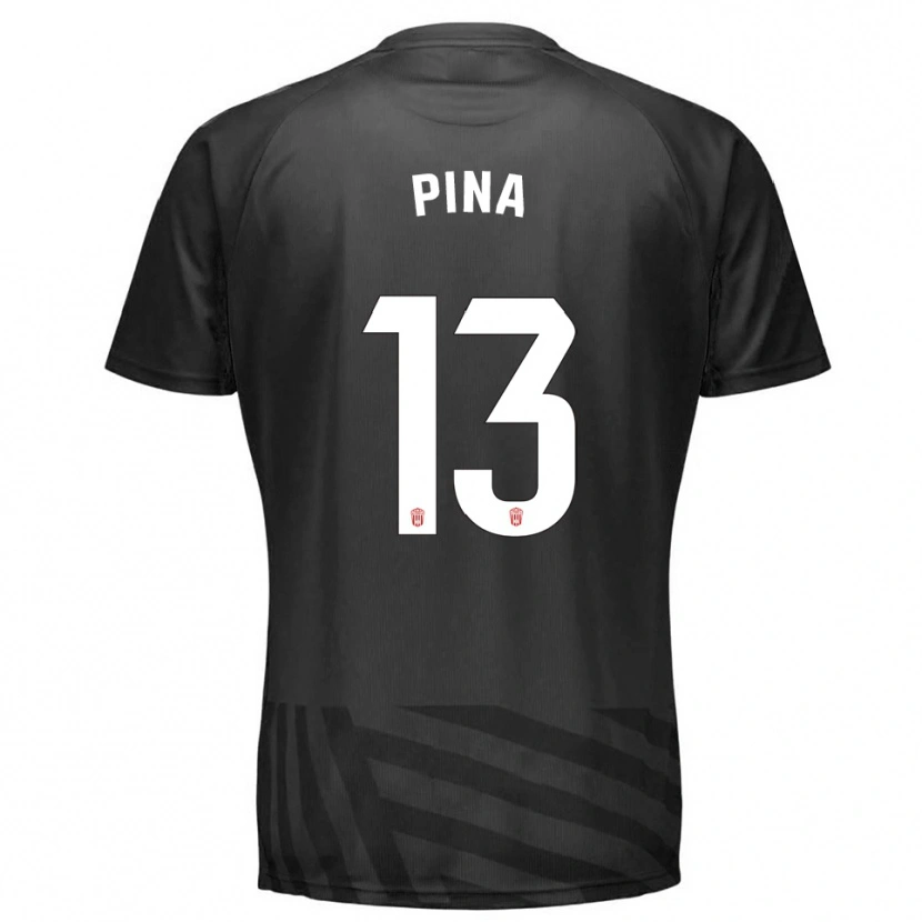 Danxen Criança Antonio Pina #13 Cinza Preto Camisola Guarda-Redes 2025/26 Camisa Brasil