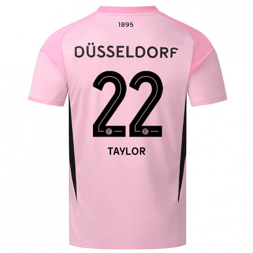 Danxen Criança Makaya Taylor #22 Rosa Preto Camisola Guarda-Redes 2025/26 Camisa Brasil