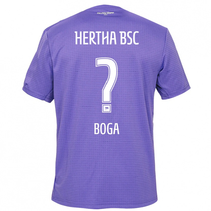 Danxen Criança Serkan Boga #0 Roxo Branco Camisola Guarda-Redes 2025/26 Camisa Brasil