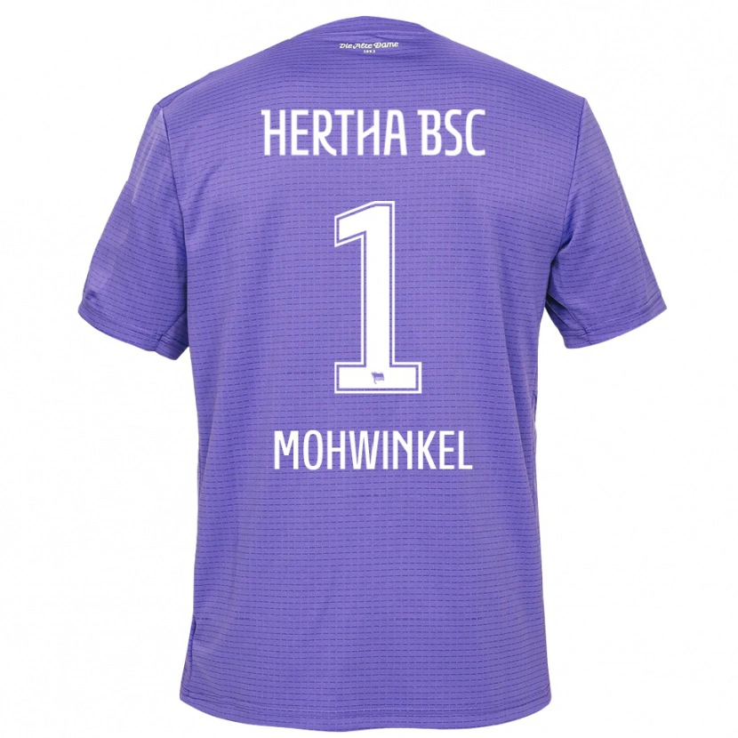 Danxen Criança Maximilian Mohwinkel #1 Roxo Branco Camisola Guarda-Redes 2025/26 Camisa Brasil