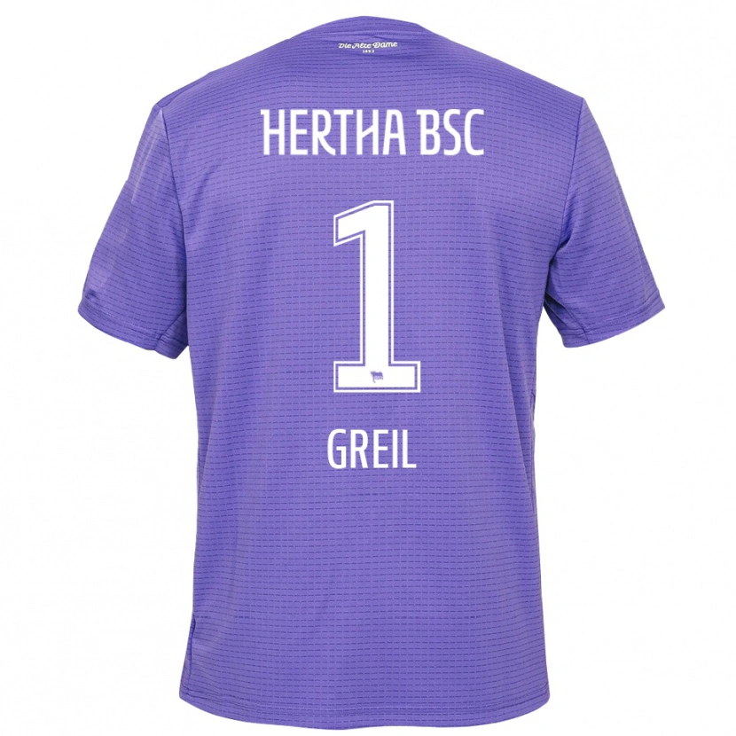 Danxen Criança Luis Greil #1 Roxo Branco Camisola Guarda-Redes 2025/26 Camisa Brasil