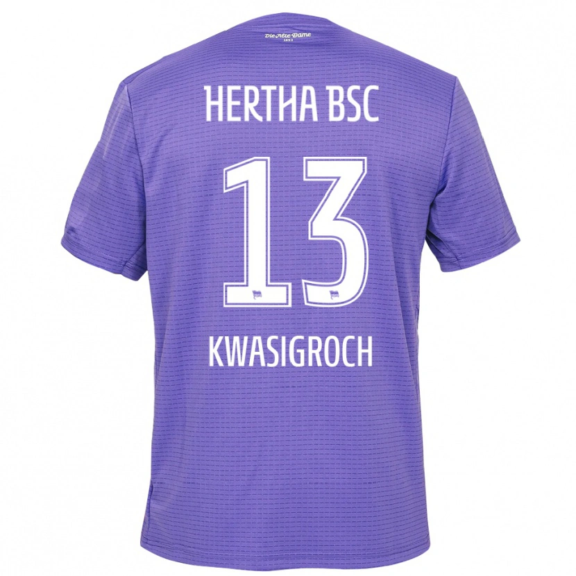 Danxen Criança Robert Kwasigroch #13 Roxo Branco Camisola Guarda-Redes 2025/26 Camisa Brasil