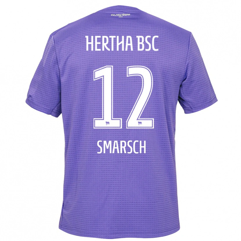 Danxen Criança Dennis Smarsch #12 Roxo Branco Camisola Guarda-Redes 2025/26 Camisa Brasil