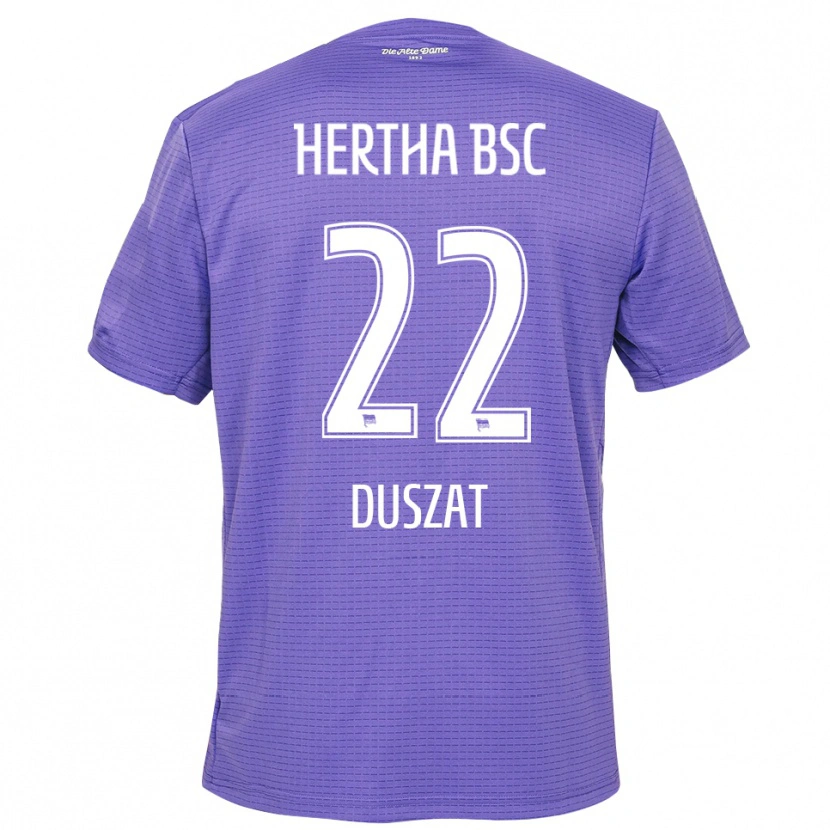 Danxen Criança Sarah Duszat #22 Roxo Branco Camisola Guarda-Redes 2025/26 Camisa Brasil