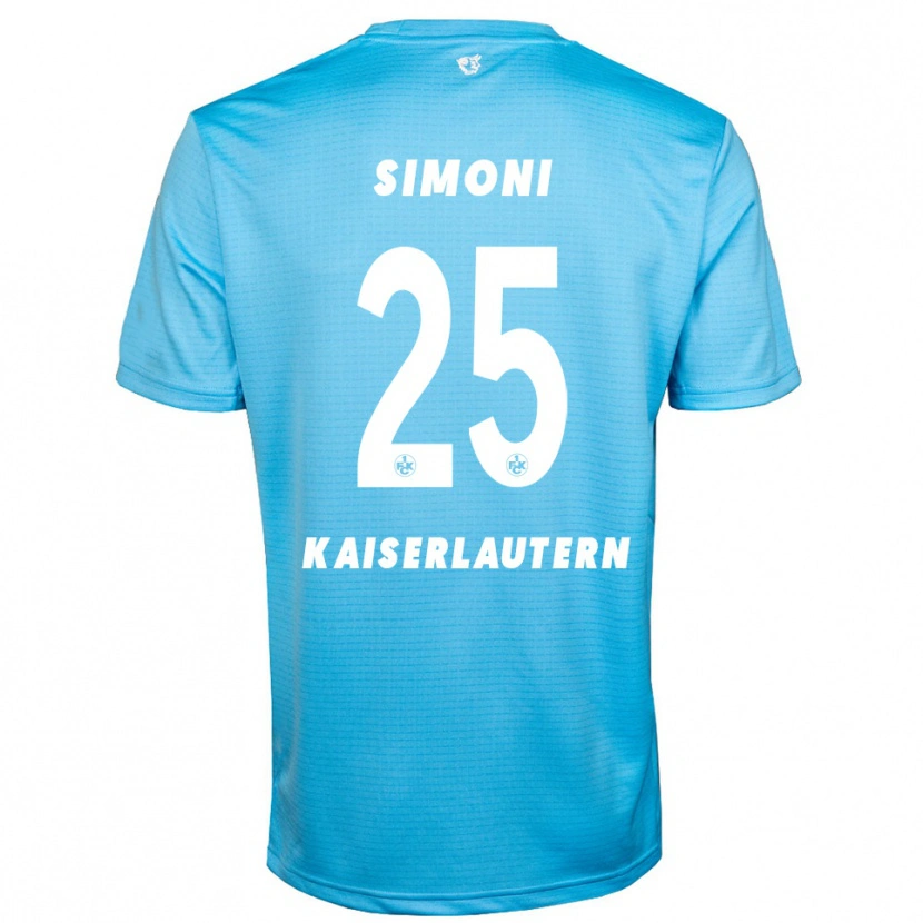Danxen Criança Simon Simoni #25 Azul Celeste Branco Camisola Guarda-Redes 2025/26 Camisa Brasil