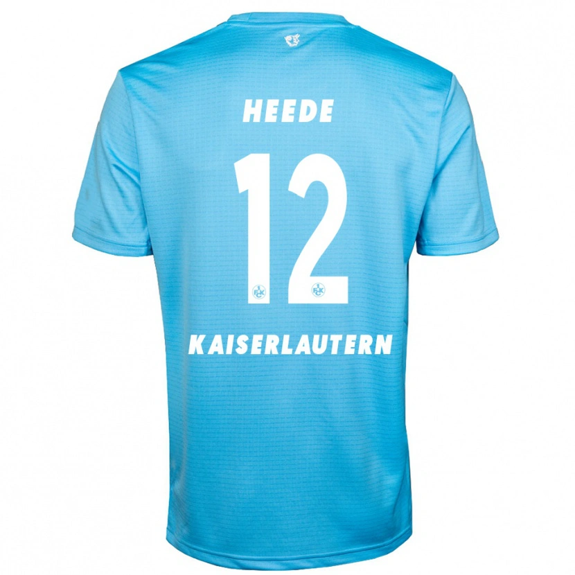 Danxen Criança Jannis Heede #12 Azul Celeste Branco Camisola Guarda-Redes 2025/26 Camisa Brasil