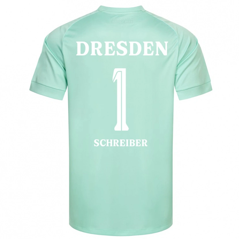 Danxen Criança Tim Schreiber #1 Verde Claro Branco Camisola Guarda-Redes 2025/26 Camisa Brasil