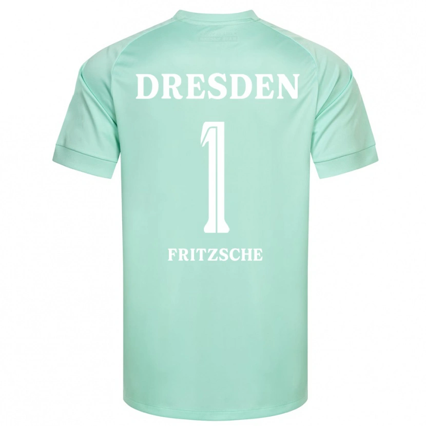 Danxen Criança Maximus Fritzsche #1 Verde Claro Branco Camisola Guarda-Redes 2025/26 Camisa Brasil