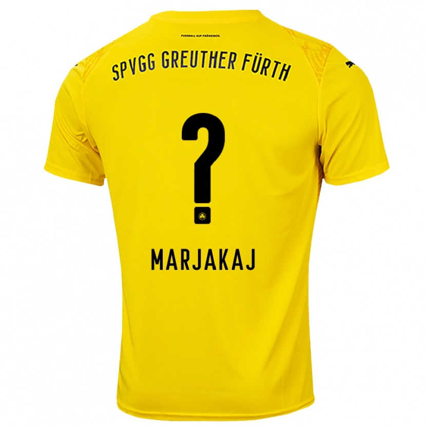 Danxen Criança Sabina Marjakaj #0 Amarelo Preto Camisola Guarda-Redes 2025/26 Camisa Brasil