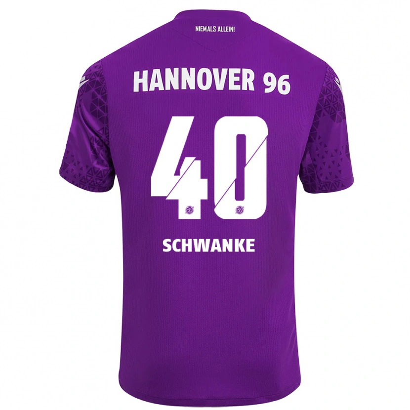 Danxen Criança Jonas Schwanke #40 Roxo Branco Camisola Guarda-Redes 2025/26 Camisa Brasil