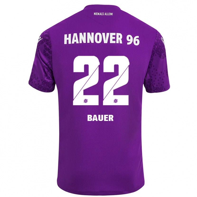 Danxen Criança Elias Bauer #22 Roxo Branco Camisola Guarda-Redes 2025/26 Camisa Brasil