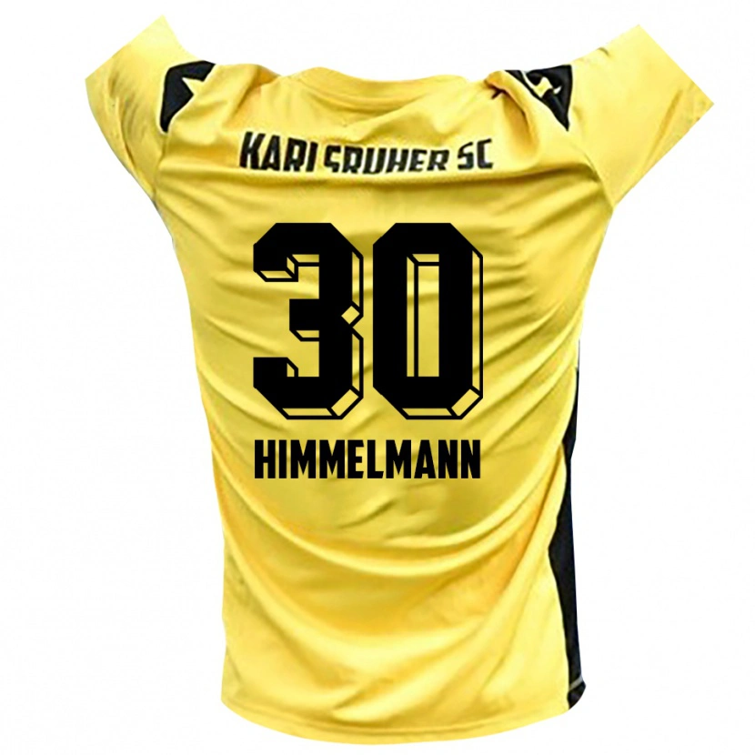 Danxen Criança Robin Himmelmann #30 Amarelo Preto Camisola Guarda-Redes 2025/26 Camisa Brasil