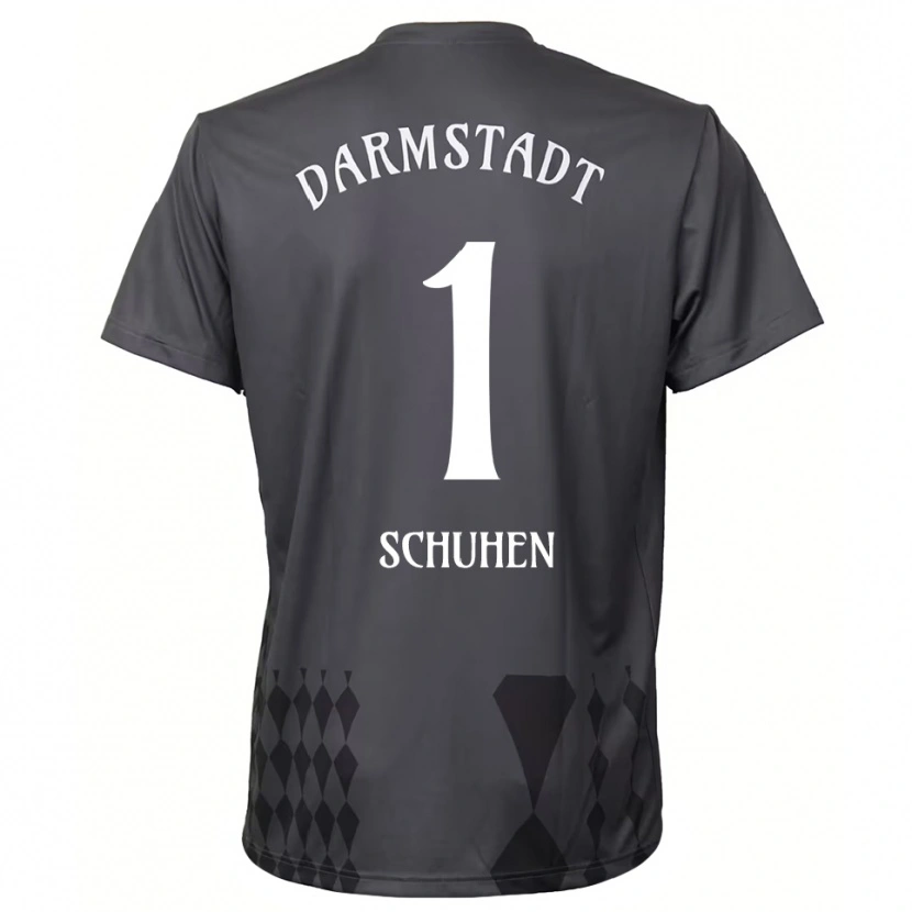 Danxen Criança Marcel Schuhen #1 Cinza Escuro Camisola Guarda-Redes 2025/26 Camisa Brasil
