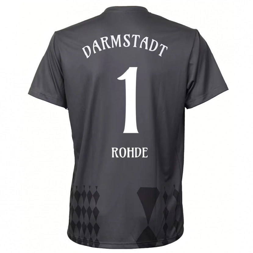 Danxen Criança Til Rohde #1 Cinza Escuro Camisola Guarda-Redes 2025/26 Camisa Brasil