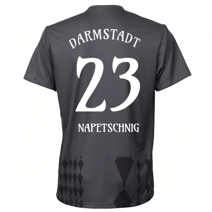 Danxen Criança Raphael Napetschnig #23 Cinza Escuro Camisola Guarda-Redes 2025/26 Camisa Brasil