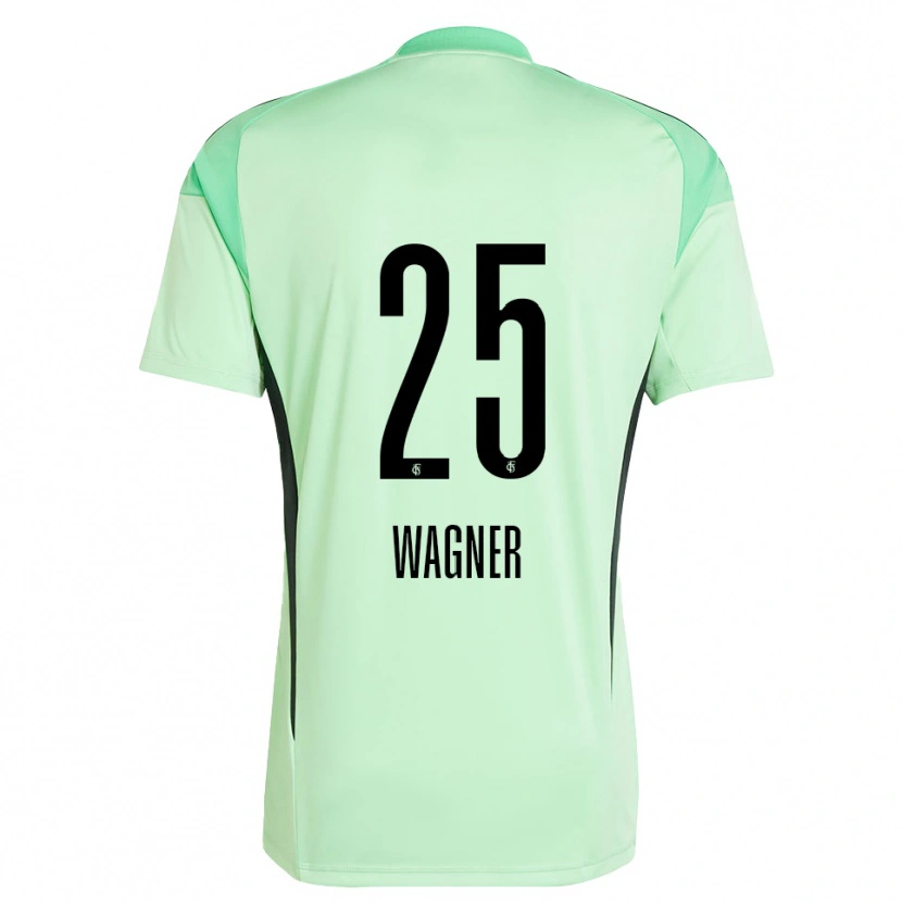 Danxen Criança Allison Wagner #25 Verde Claro Preto Camisola Guarda-Redes 2025/26 Camisa Brasil