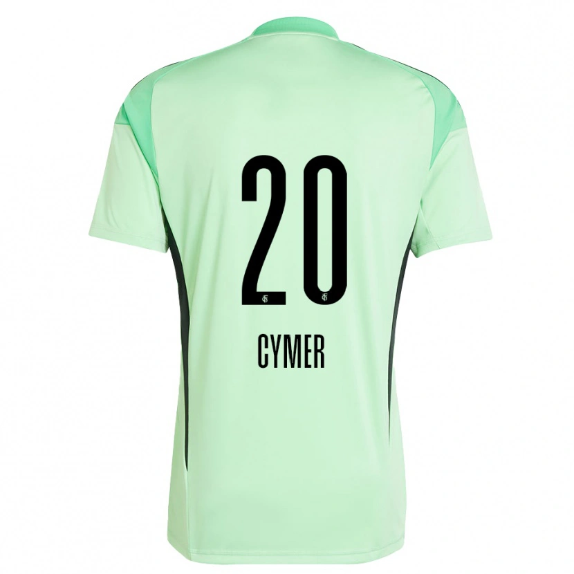 Danxen Criança Ricco Cymer #20 Verde Claro Preto Camisola Guarda-Redes 2025/26 Camisa Brasil