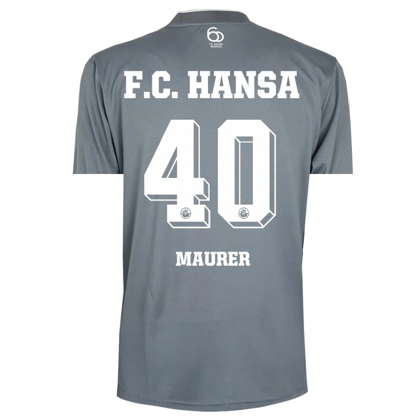 Danxen Criança Erik Maurer #40 Cinza Claro Branco Camisola Guarda-Redes 2025/26 Camisa Brasil