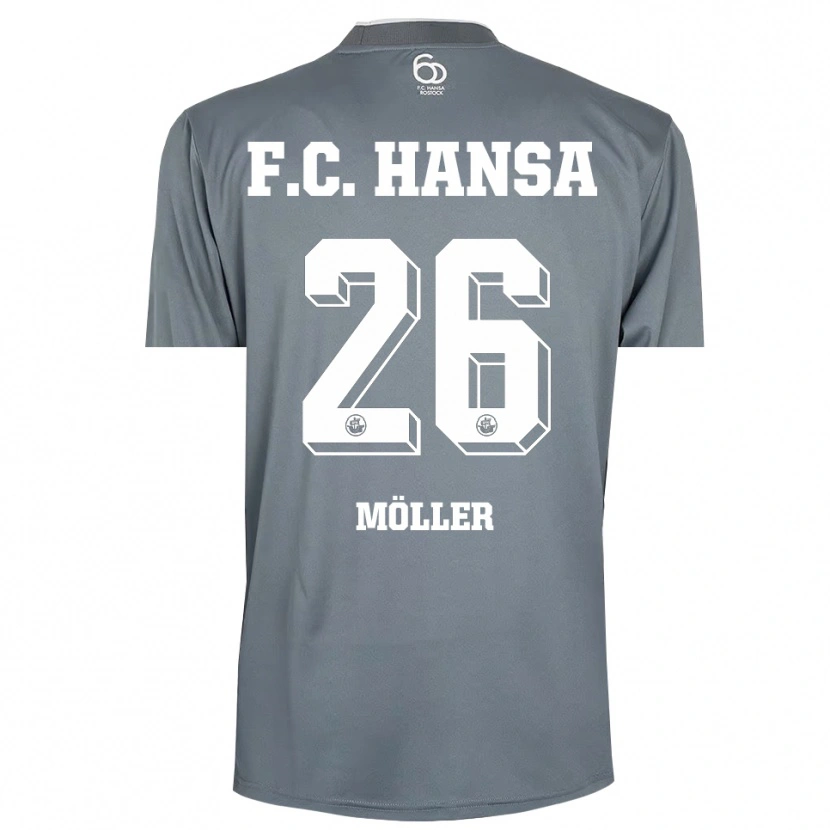 Danxen Criança Andreas Möller #26 Cinza Claro Branco Camisola Guarda-Redes 2025/26 Camisa Brasil