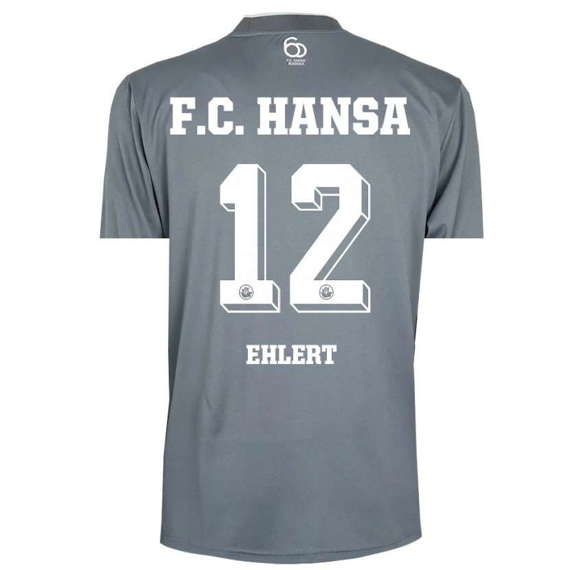 Danxen Criança Jonas Ehlert #12 Cinza Claro Branco Camisola Guarda-Redes 2025/26 Camisa Brasil