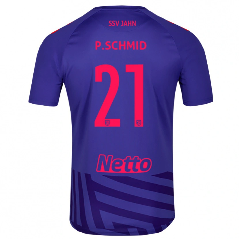 Danxen Criança Paul Schmid #21 Azul Real Vermelho Camisola Guarda-Redes 2025/26 Camisa Brasil