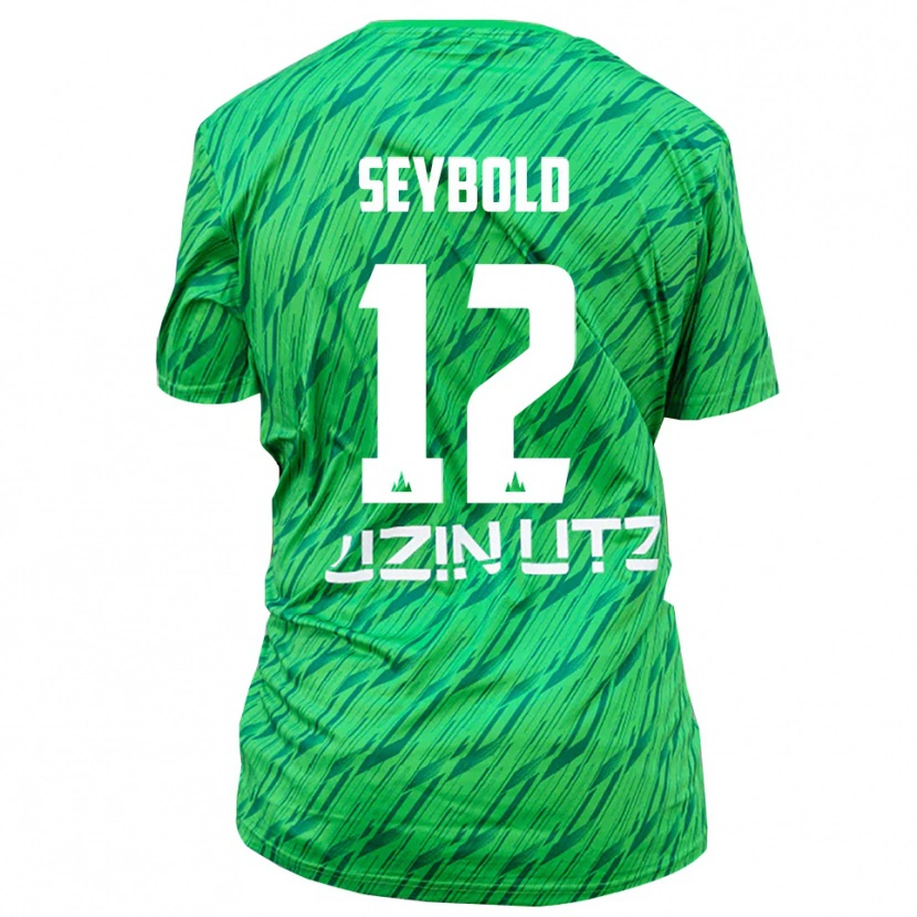 Danxen Criança Marvin Seybold #12 Verde Vermelho Camisola Guarda-Redes 2025/26 Camisa Brasil