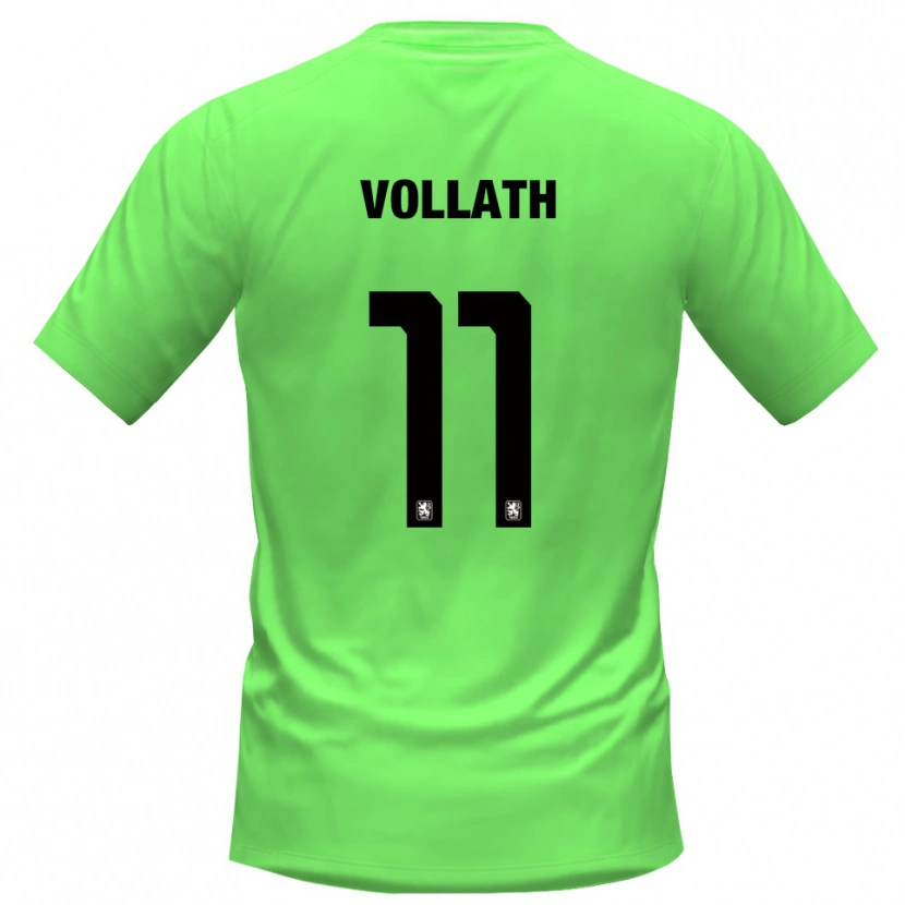 Danxen Criança René Vollath #11 Verde Primavera Camisola Guarda-Redes 2025/26 Camisa Brasil