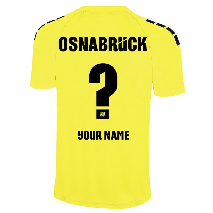 Danxen Criança VfL Osnabrück Amarelo Preto Camisola Guarda-Redes 2025/26 Camisa Brasil