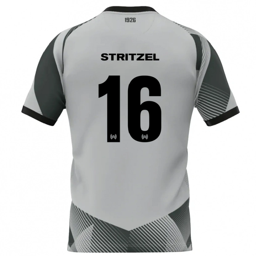 Danxen Criança Florian Stritzel #16 Cinza Claro Branco Camisola Guarda-Redes 2025/26 Camisa Brasil