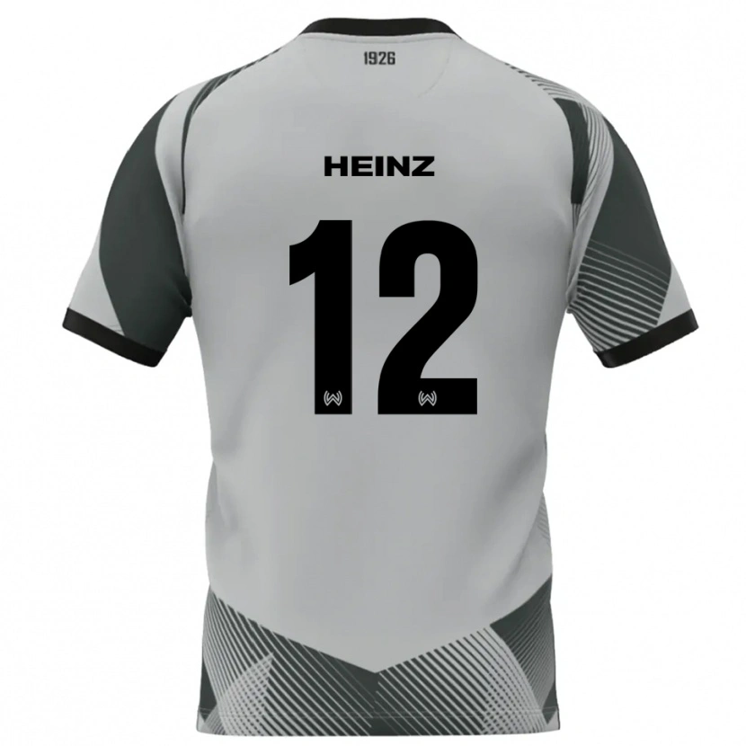 Danxen Criança Lewin Heinz #12 Cinza Claro Branco Camisola Guarda-Redes 2025/26 Camisa Brasil