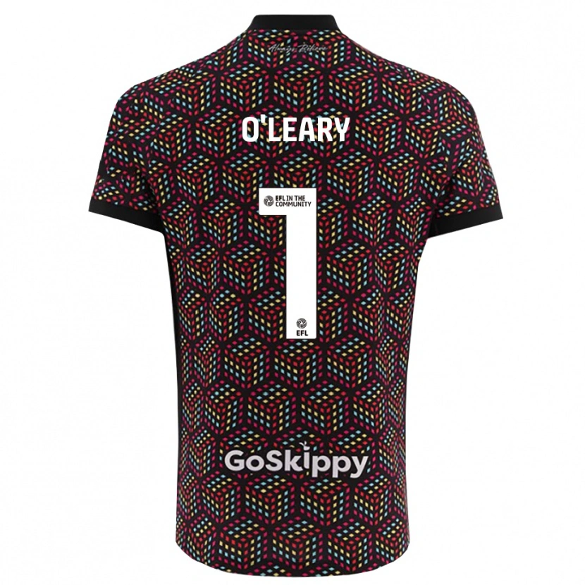 Danxen Criança Max O'Leary #1 Preto Branco Camisola Guarda-Redes 2025/26 Camisa Brasil