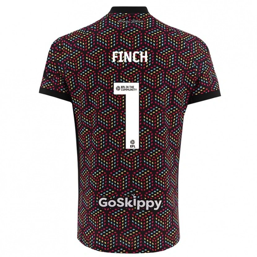Danxen Criança Isaac Finch #1 Preto Branco Camisola Guarda-Redes 2025/26 Camisa Brasil