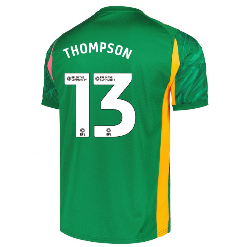 Danxen Criança Jack Thompson #13 Verde Rosa Camisola Guarda-Redes 2025/26 Camisa Brasil