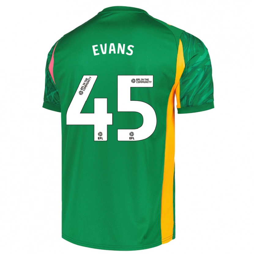 Danxen Criança Harry Evans #45 Verde Rosa Camisola Guarda-Redes 2025/26 Camisa Brasil